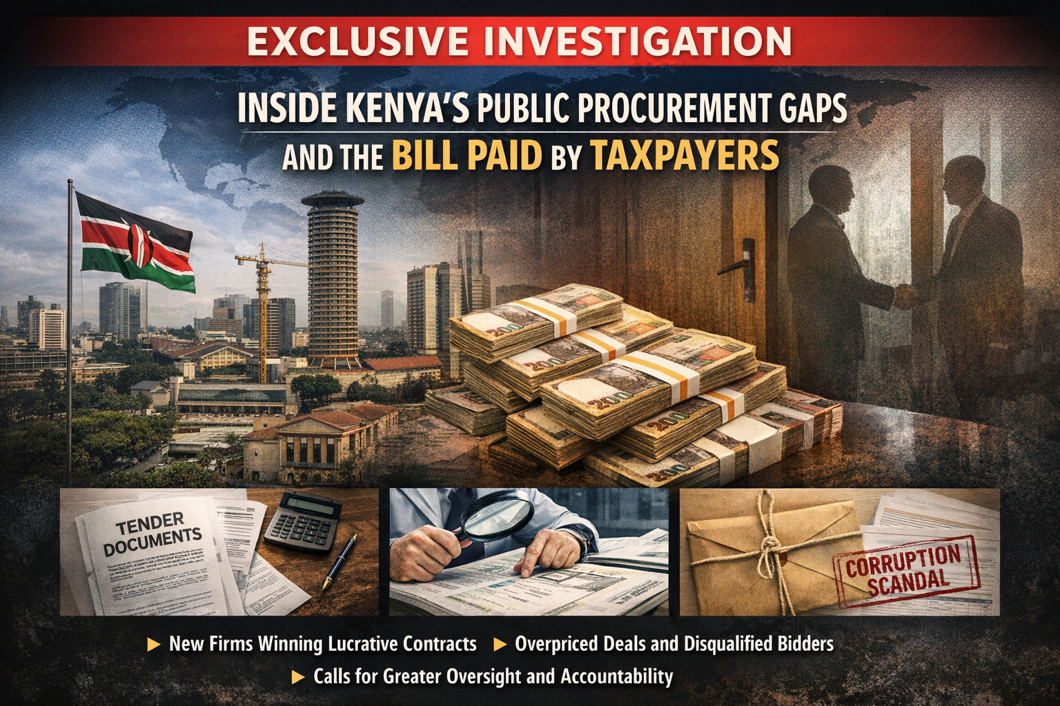 Exclusive Investigation: Inside Kenya’s Public Procurement Gaps and the Bill Paid by Taxpayers