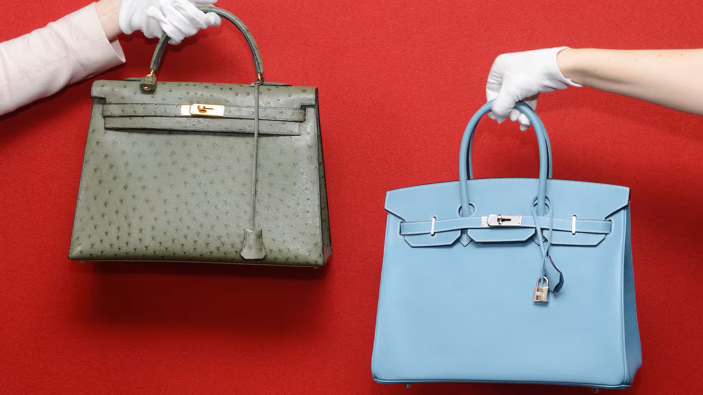 Two Hermès Birkin handbag